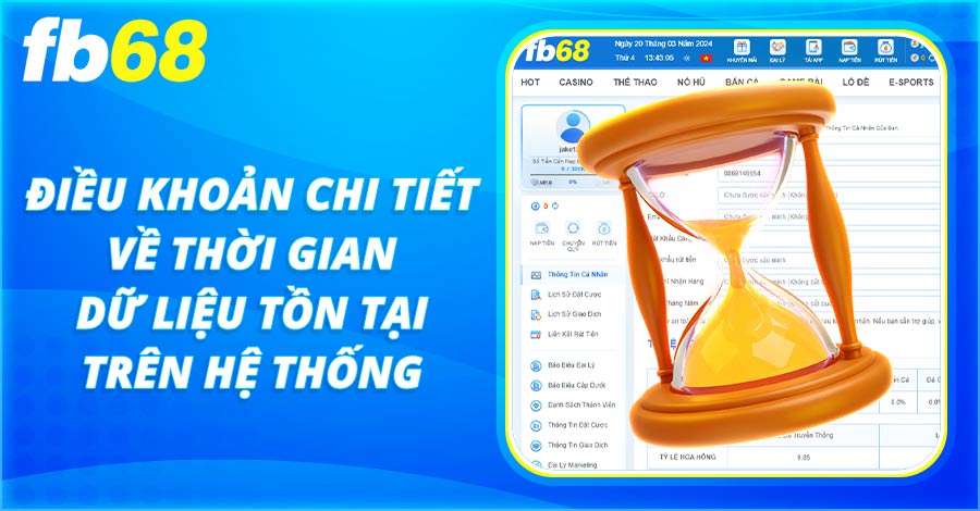 Điều khoản chi tiết về thời gian dữ liệu tồn tại trên hệ thống